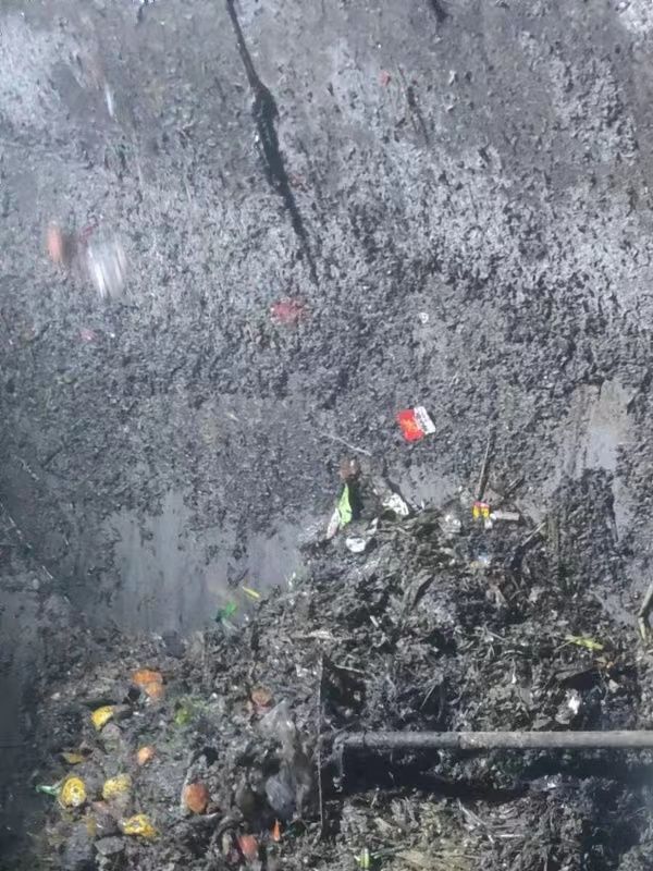 古田污水池清理